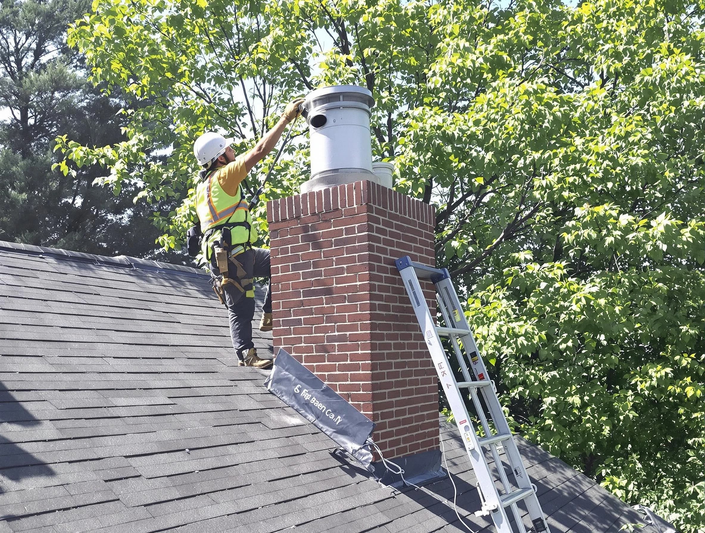 Chimney liner inspection by Glen Allen Chimney Sweep in Glen Allen, VA