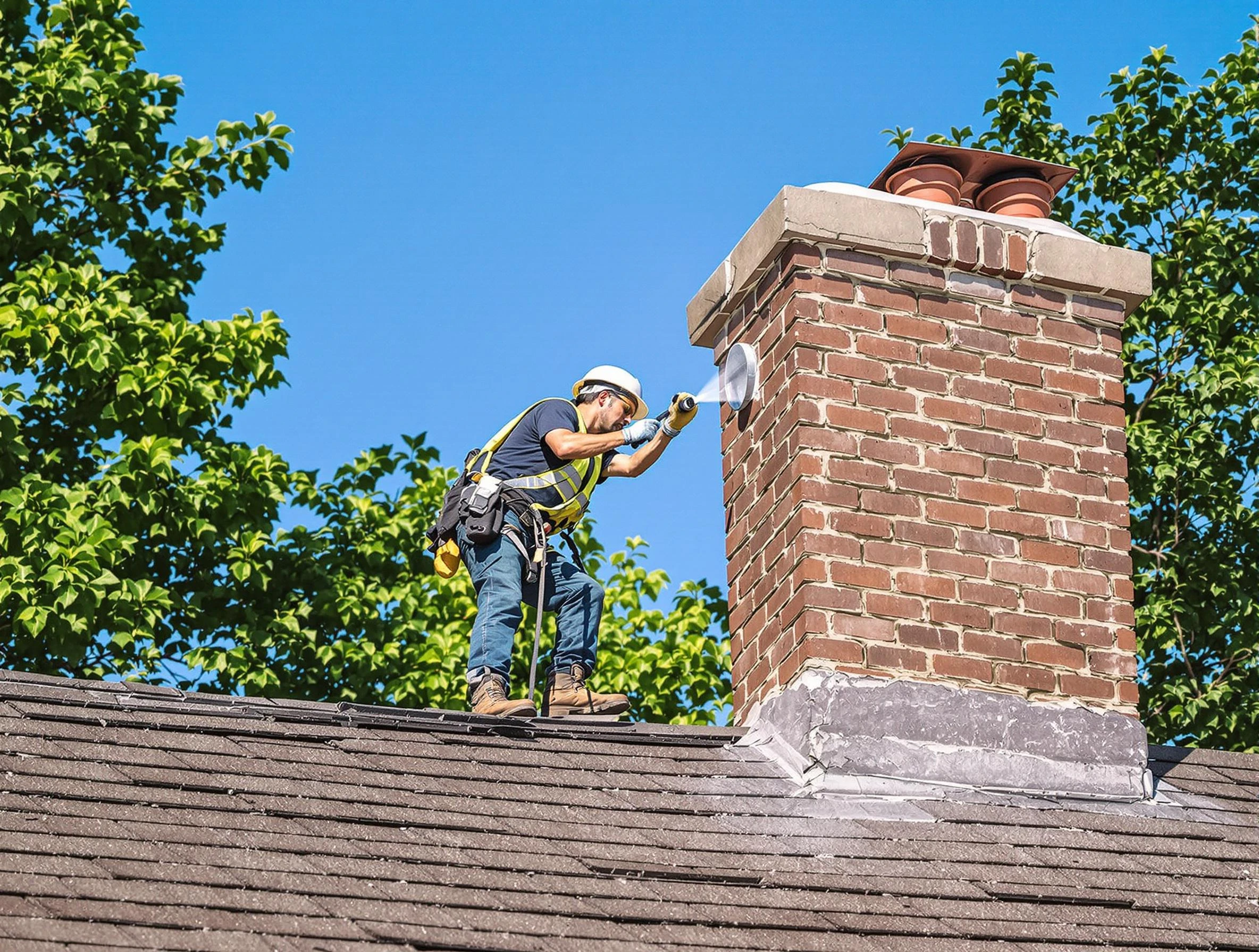 Glen Allen Chimney Sweep performing an inspection with advanced tools in Glen Allen, VA