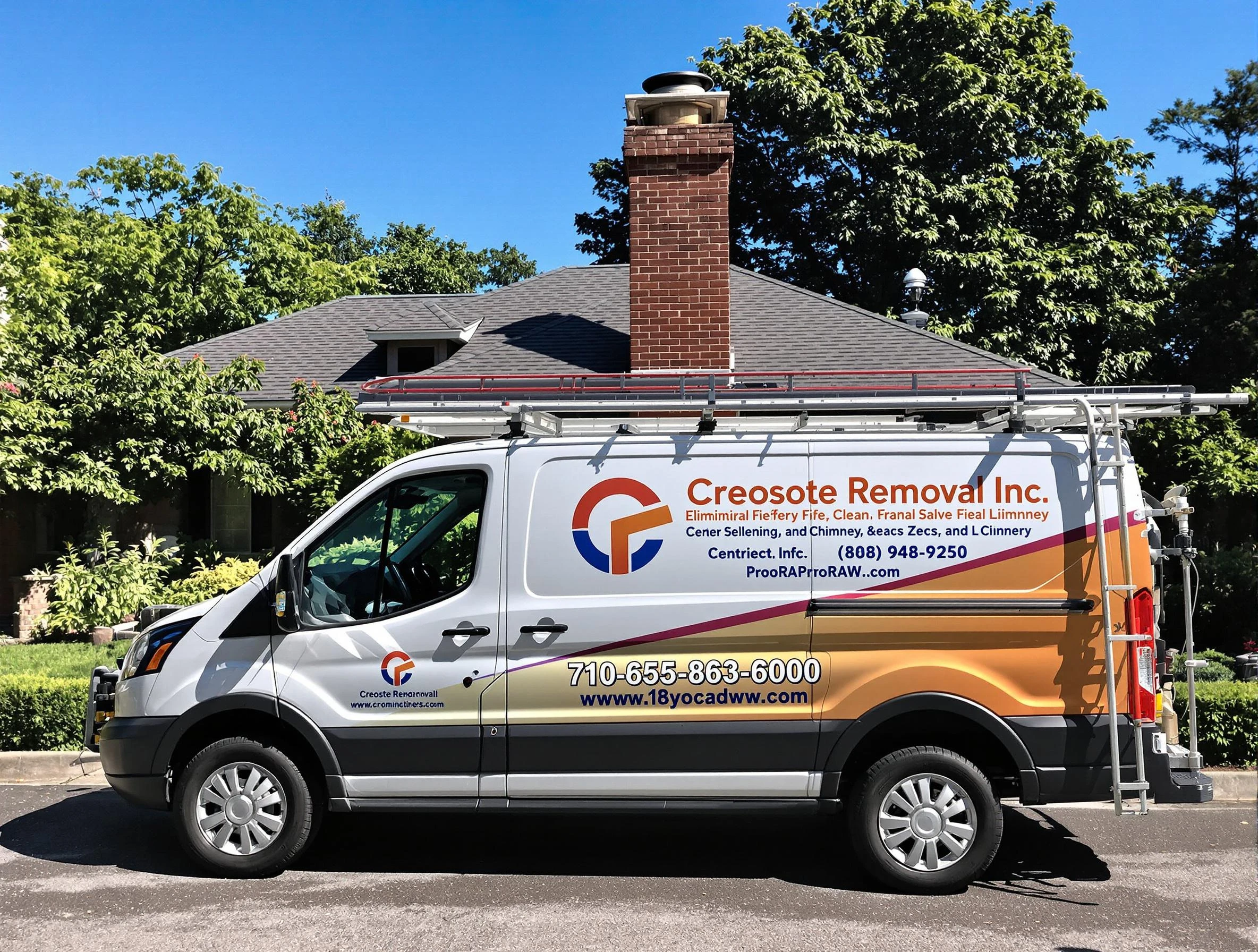 Glen Allen Chimney Sweep technician removing creosote safely in Glen Allen, VA